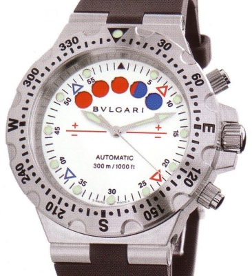 Replique Bulgari - Diagono Professional Acqua SD40SV/RE montre
