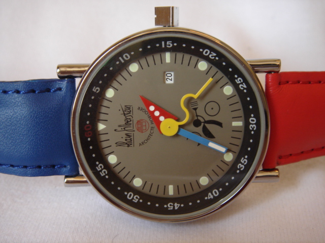 Réplique Alain Silberstein Krono Bauhaus Gummy Limited Edition Watch - Krono Bauhaus-002A