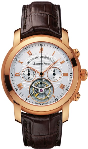 Réplique Audemars Piguet Jules Audemars Tourbillon Chronograph hommes montre 26010OR.OO.D088CR.01