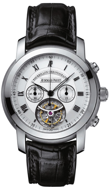 Réplique Audemars Piguet Jules Audemars Tourbillon Chronograph hommes montre 26010BC.OO.D002CR.01