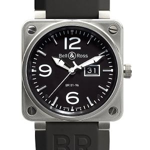 Réplique Bell & Ross Instrument BR 01 Collection - BR 01-96 montre Big Dial Noir Date