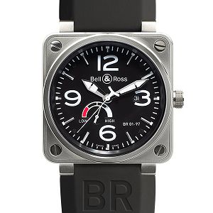 Réplique Bell & Ross Instrument BR 01 Collection - BR 01-97 Power Reserve cadran noir montre