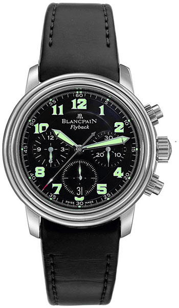 Réplique Blancpain Leman Flyback Chrono montres Unisexee 2185F-1130-64B