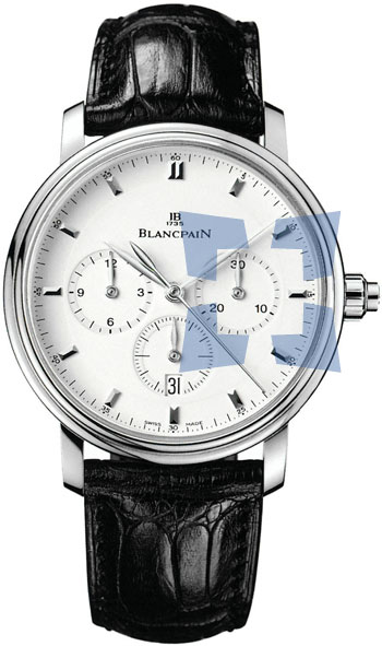 Réplique Blancpain Villeret Chronograph hommes montre 6185.1127.55