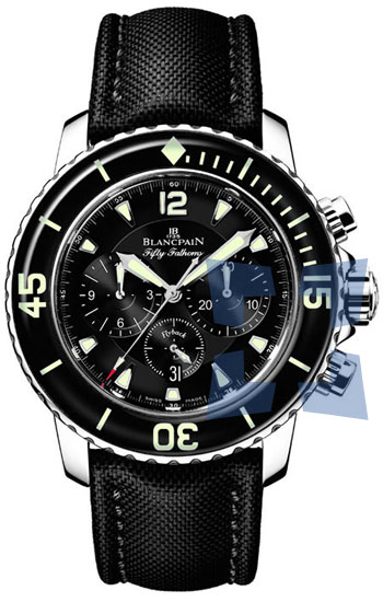 Réplique Blancpain Fifty Fathoms Flyback Chronograph hommes montre 5085F-1130-52