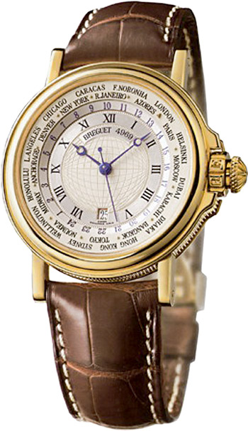 Réplique Breguet Marine Hora Mundi hommes montre 3700BA.12.9V6 Réplique Breguet Marine Hora Mundi hommes montre 3700BA.12.9V6