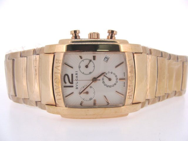 Réplique Bvlgari Assioma Quartz Movement Rose Gold Case with White Dial Réplique Bvlgari Assioma Quartz Movement Rose Gold Case with White Dial