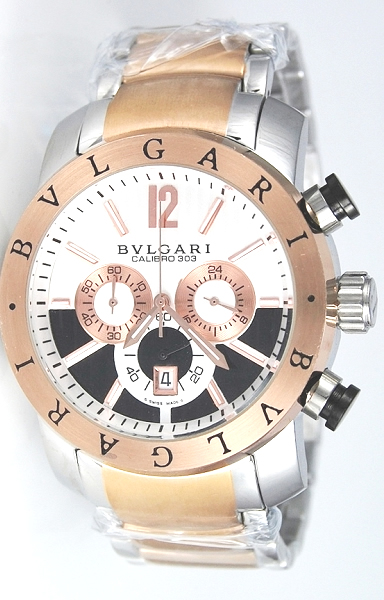 Réplique Bvlgari Diagono Calibro 303 Quartz hommes montre DG44CSWGSDCH Réplique Bvlgari Diagono Calibro 303 Quartz hommes montre DG44CSWGSDCH