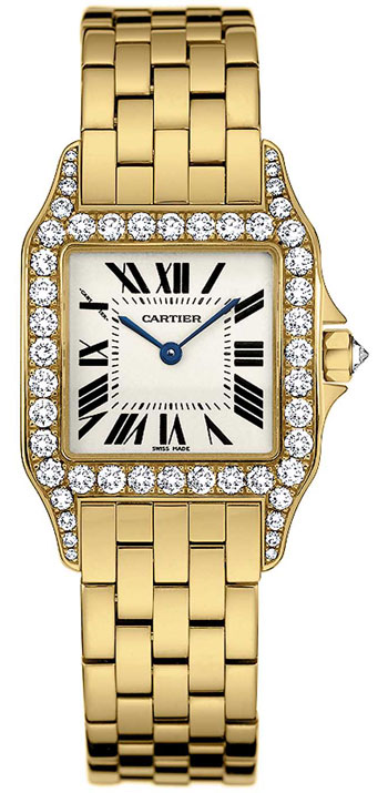 Réplique Cartier Santos Demoiselle Montre femme WF9001Y7
