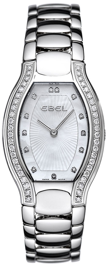 Réplique Ebel Beluga Tonneau Montre femme 9901G38.9996070
