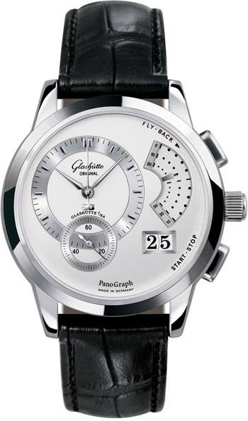 Réplique Glashutte PanoGraph hommes montre 61-01-02-02-04