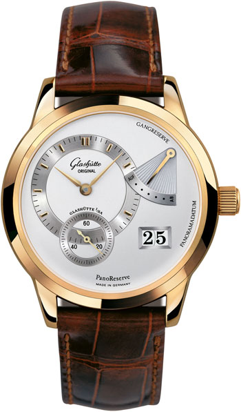 Réplique Glashutte PanoReserve hommes montre 65-01-01-01-04