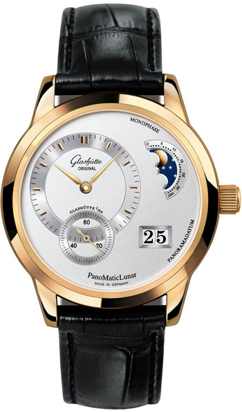 Réplique Glashutte PanoMaticLunar hommes montre 90-02-01-01-04