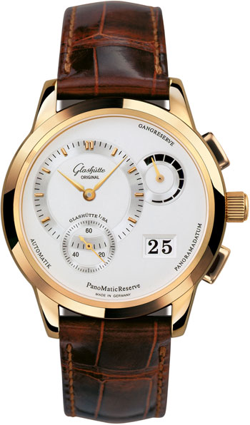 Réplique Glashutte PanoMaticReserve hommes montre 90-03-01-01-04