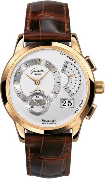 Réplique Glashutte PanoGraph hommes montre 61-01-01-01-04