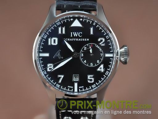 Montres IWC Big Pilot St Ex SS / LE Noir 25J Auto Asie