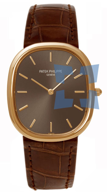 Réplique Patek Philippe Golden Elipse hommes montre 3738-100R