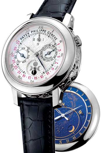 Réplique Patek Philippe Sky Moon Tourbillon hommes montre 5002G