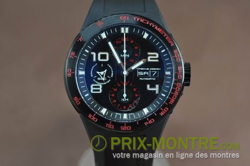 Porsche Design Montres 2009 Ed PVD Flat 6 Chrono Blk RU / A-7750 Porsche Design Montres 2009 Ed PVD Flat 6 Chrono Blk RU / A-7750