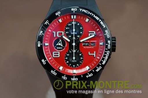 Porsche Design Montres 2009 Ed Flat 6 Chrono PVD / EF-Rouge A-7750 Porsche Design Montres 2009 Ed Flat 6 Chrono PVD / EF-Rouge A-7750