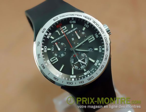 Porsche Design Flat Montres 6320 ss 6 Chrono / RU Qtz Black ETA Swiss 251,262