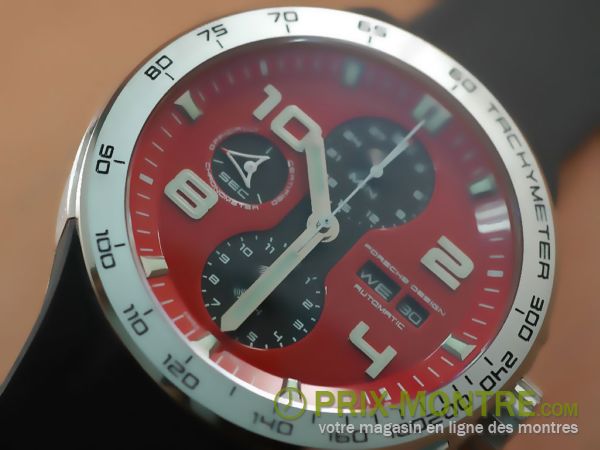 Porsche Design Flat Montres Chrono ss 6 / Asie RU-Rouge 7750 28800bph