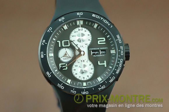Porsche Design Flat 6 Montres Chrono Limited SS / Asie RU Black 7750 28,8