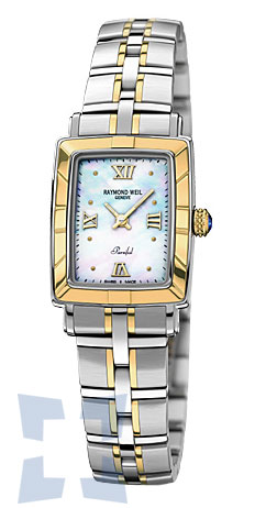 Réplique Raymond Weil Parsifal Rectangular (NOUVEAU) Montre femme 9740.STG00915