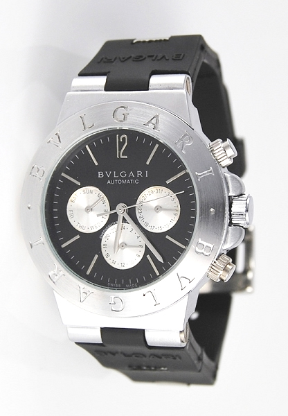 Réplique Replique Bulgari Diagono Aluminum hommes montre AL50TAVD.SLN
