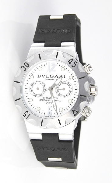 Réplique Replique Bulgari Diagono Professional Aria hommes montre GMT40SVD.FB