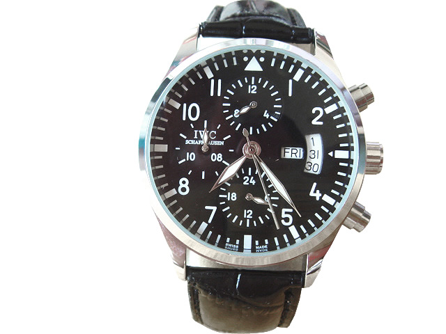 Réplique Replique IWC Spitfire Double Chronograph hommes montre IW371349