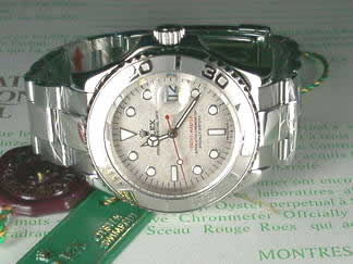 Réplique Replique Replique Rolex Yacht-Master hommes montre-Light Grey 116512WBR
