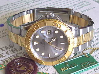 Réplique Replique Replique Rolex Yacht-Master hommes montre-Silver 116515WBR