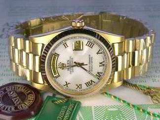 Réplique Replique Rolex Day-Date 18K Gold Watch 116313SANR-GS