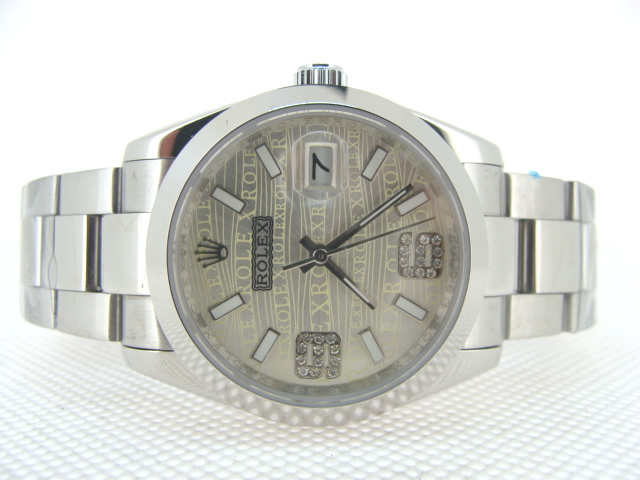 Réplique Replique Rolex Day-Date Yellow Computer Dial Hour Markers RX4021-Y1 Watches
