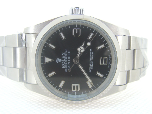 Réplique Replique Rolex Sports Modèles Air King SS White Dial Arabic and White Bar Hour Markers RX5053 Wa