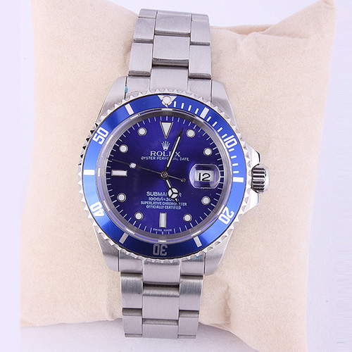Réplique Replique Rolex Submariner Date hommes montre Blue 16619-SS1