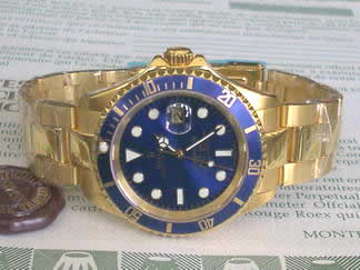 Réplique Replique Rolex Submariner Date hommes montre Blue 16619