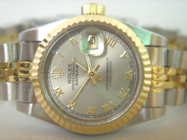 Réplique Replique Swiss Rolex Oyster Perpetual Datejust 18kt Gold and Steel hommes montre 116233CHRJ