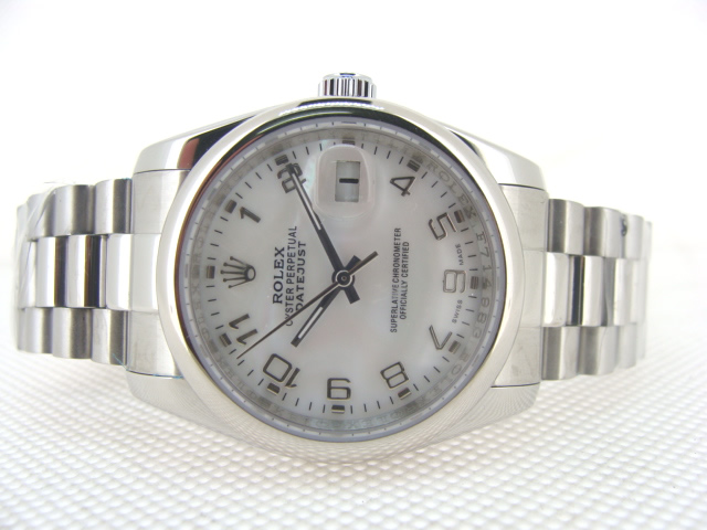 Réplique Replique Swiss Rolex Oyster Perpetual Datejust hommes montre 116201-BKAOS