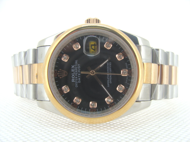 Réplique Replique Swiss Rolex Oyster Perpetual Datejust hommes montre 116234-BKDJ