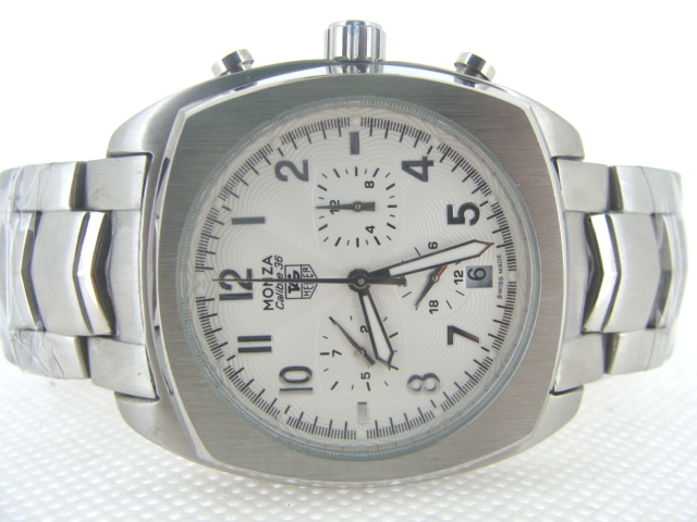 Réplique Replique Tag Heuer Monza Calibre 36 White dial SS band HOA043 Watches