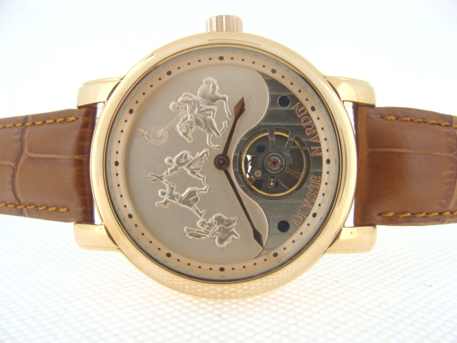 Réplique Replique Ulysse Nardin Circus Minute Repeater hommes montre 749-86