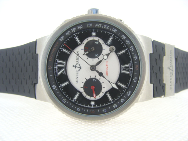 Réplique Replique Ulysse Nardin Maxi Marine Chronograph hommes montre 353-66-7.315