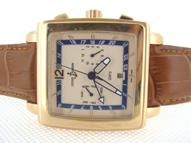 Réplique Replique Ulysse Nardin Quadrato hommes montre 326-90.62