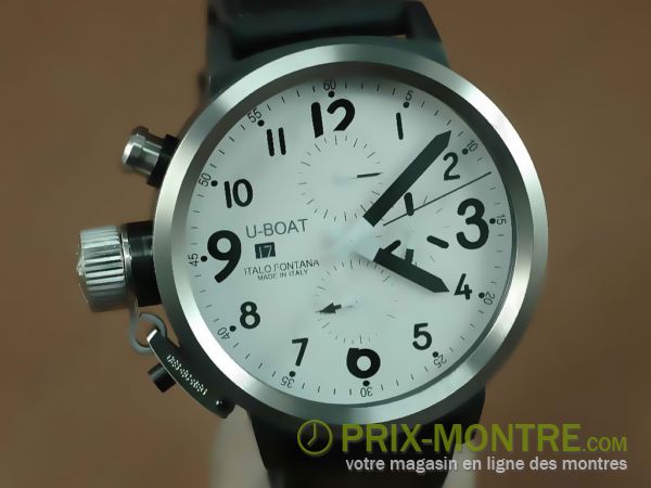 Montres U-Boat Flightdeck YG 50mm / Le Black A-7750 28800bp
