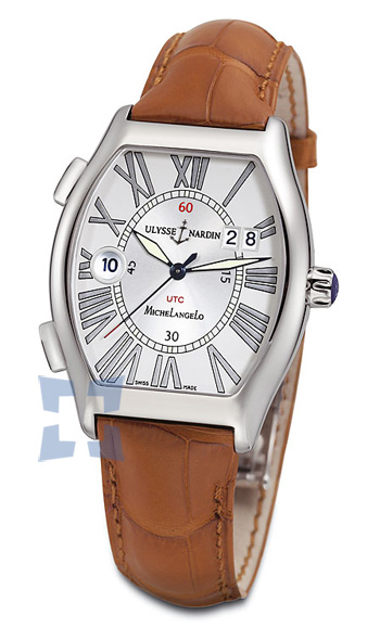 Réplique Ulysse Nardin Michelangelo Gigante UTC Dual Time hommes montre 223-11-41