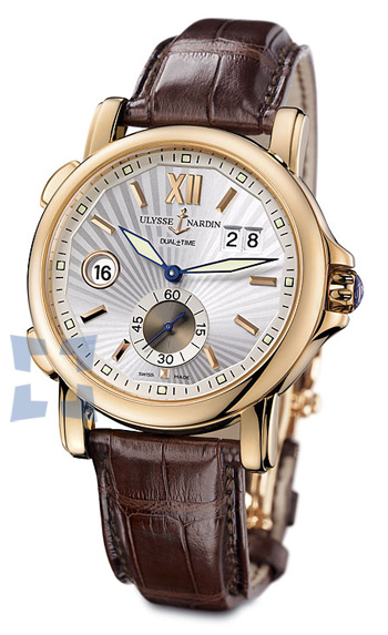 Réplique Ulysse Nardin Dual Time 42 mm hommes montre 246-55-31