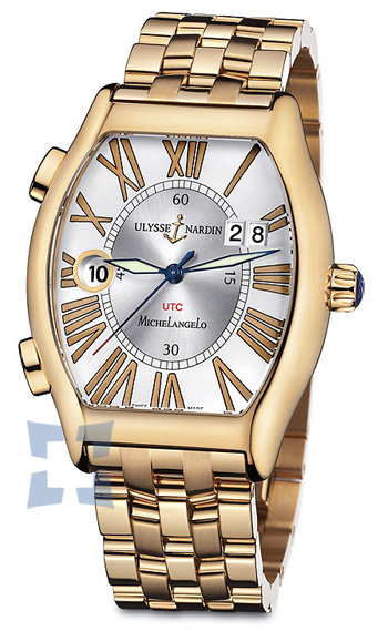 Réplique Ulysse Nardin Michelangelo Gigante UTC Dual Time hommes montre 226-11-8-41