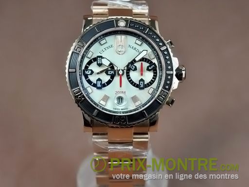 Ulysse Nardin Montres Chrono Blk Maxi Marine RG / RG Wht A-7750 28800